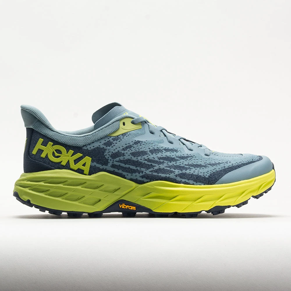 HOKA Speedgoat 5 Men's Stone Blue/Dark Citron 1 HOKA Speedgoat 5 Men's Stone Blue/Dark Citron