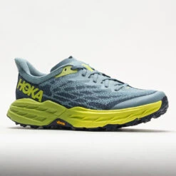 HOKA Speedgoat 5 Men's Stone Blue/Dark Citron 10 HOKA Speedgoat 5 Men's Stone Blue/Dark Citron -Best Sneaker Store 049271 5