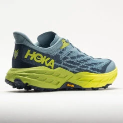 HOKA Speedgoat 5 Men's Stone Blue/Dark Citron 11 HOKA Speedgoat 5 Men's Stone Blue/Dark Citron -Best Sneaker Store 049271 6
