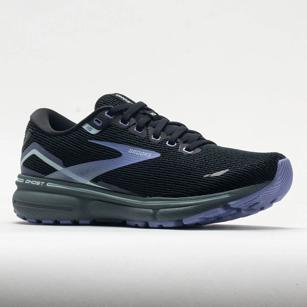 Brooks Ghost 15 Women's Black/Jacaranda/Salt 5 Brooks Ghost 15 Women's Black/Jacaranda/Salt - Image 5