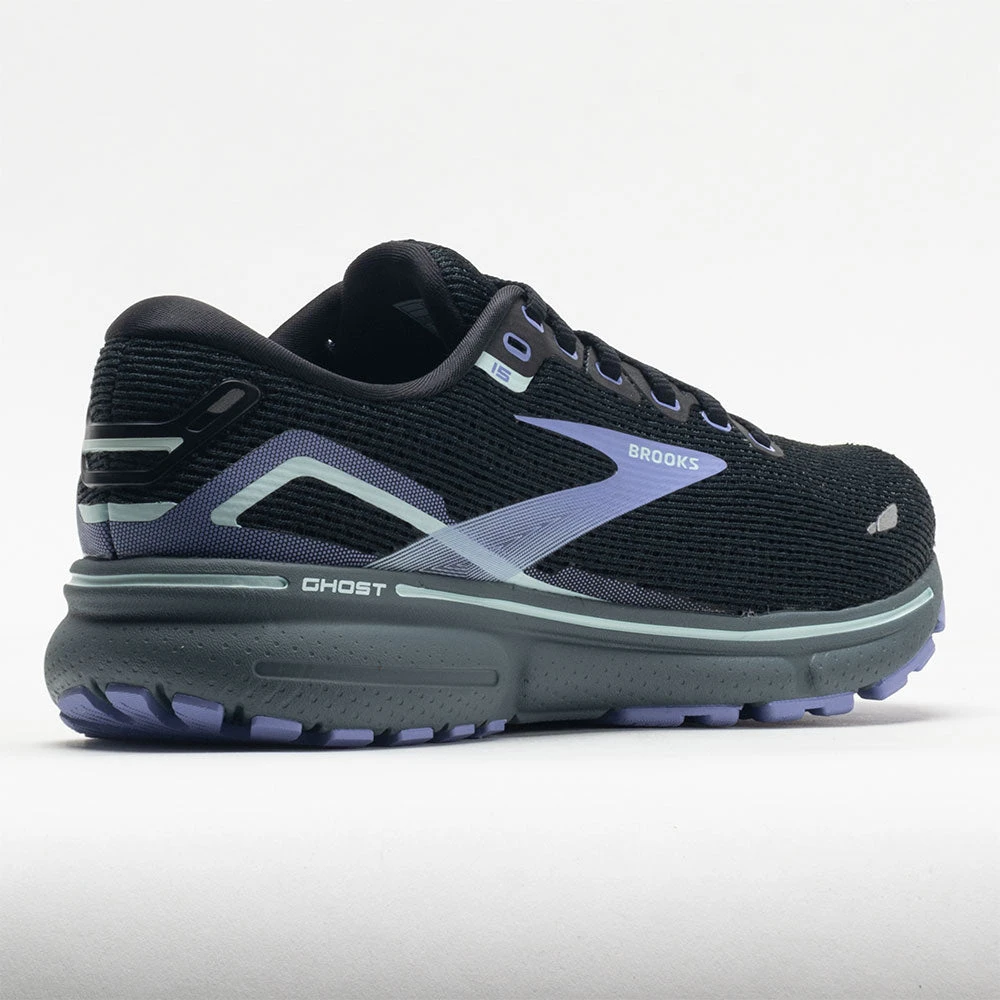 Brooks Ghost 15 Women's Black/Jacaranda/Salt 6 Brooks Ghost 15 Women's Black/Jacaranda/Salt - Image 6