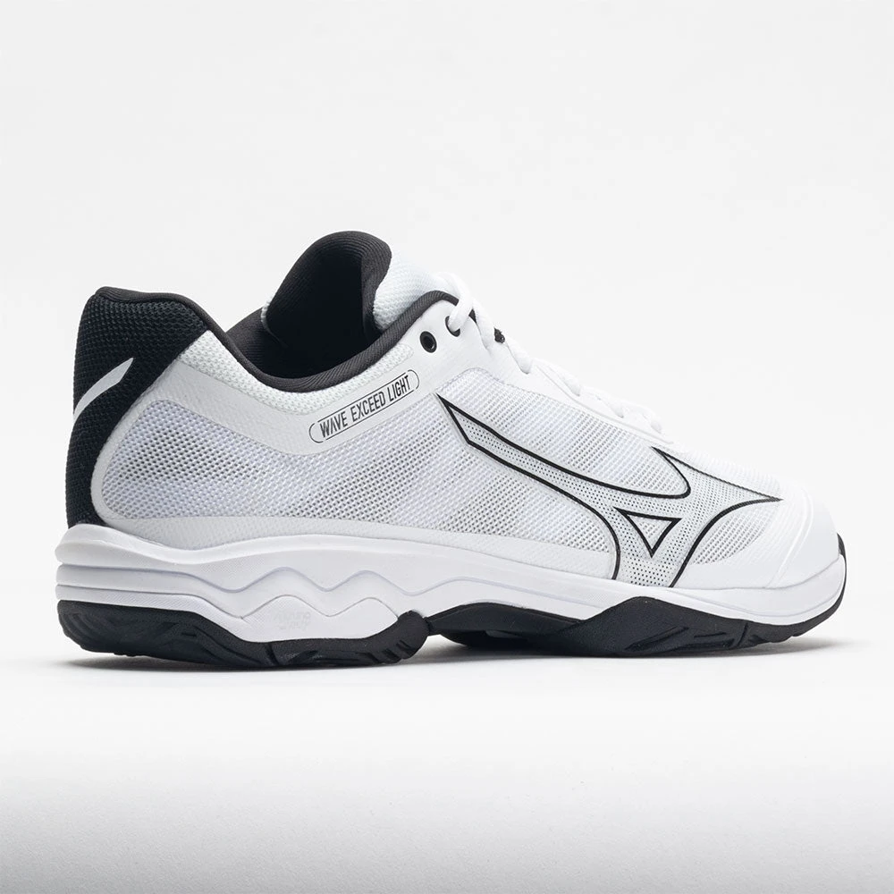 Mizuno Wave Exceed Light AC Men's White/Black 6 Mizuno Wave Exceed Light AC Men's White/Black - Image 6