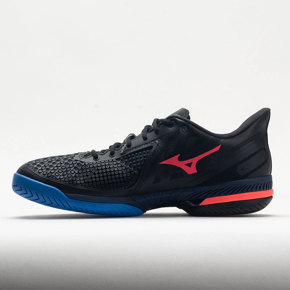 Mizuno Wave Exceed Tour 5 Men's Black/Peace Blue 2 Mizuno Wave Exceed Tour 5 Men's Black/Peace Blue - Image 2