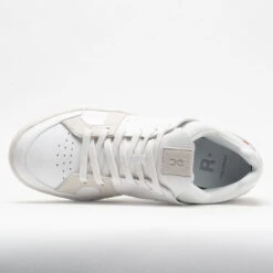 On Running On The Roger Clubhouse Men's White/Sand -Best Sneaker Store 116849 2