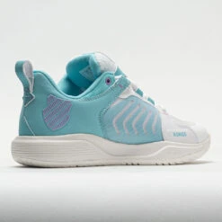 K-Swiss Ultrashot Team Women's Brilliant White/Angel Blue/Sheer Lilac -Best Sneaker Store 116903 6