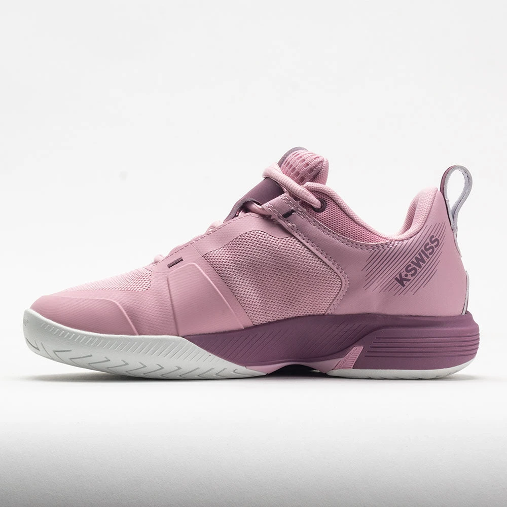K-Swiss Ultrashot Team Women's Cameo Pink/Grape Nectar/White 2 K-Swiss Ultrashot Team Women's Cameo Pink/Grape Nectar/White - Image 2
