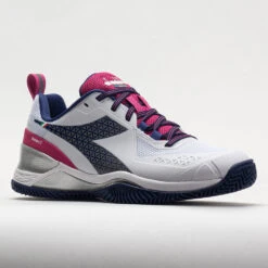 Diadora Blushield Torneo 2 Clay Women's White/Blueprint/Pink Yarrow 10 Diadora Blushield Torneo 2 Clay Women's White/Blueprint/Pink Yarrow -Best Sneaker Store 117022 5