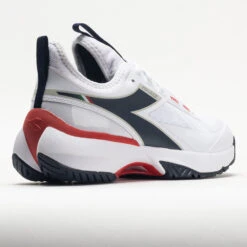 Diadora Finale AG Men's White/Blue Corsair/ Fiery Red -Best Sneaker Store 117036 6