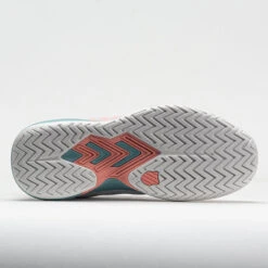 K-Swiss Ultrashot Team Women's Blanc De Blanc/Nile Blue/Desert Flower -Best Sneaker Store 117136 4