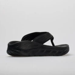 Hoka One One Ora Recovery Flip Men's Black/Dark Gull Gray -Best Sneaker Store 570409 6