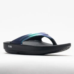 OOFOS OOlala Luxe Women's Black/Atlantis -Best Sneaker Store 570569 5