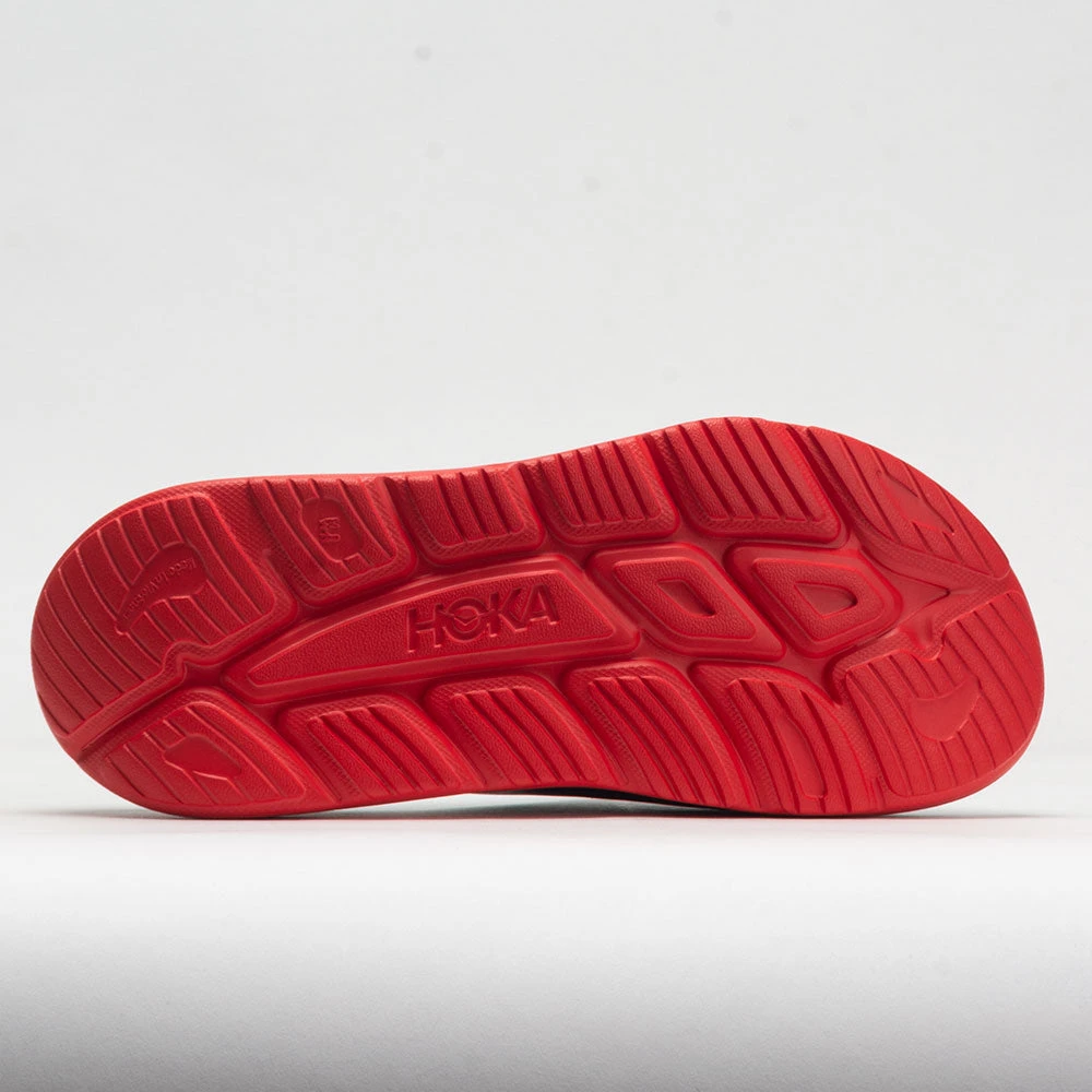 HOKA Ora Slide 3 Unisex Bellwether Blue/Red Alert 4 HOKA Ora Slide 3 Unisex Bellwether Blue/Red Alert - Image 4