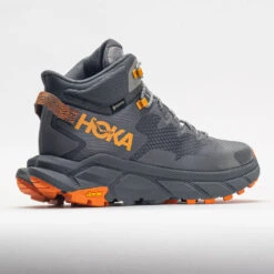 HOKA Trail Code GTX Men's Castlerock/Persimmon Orange -Best Sneaker Store 631237 6